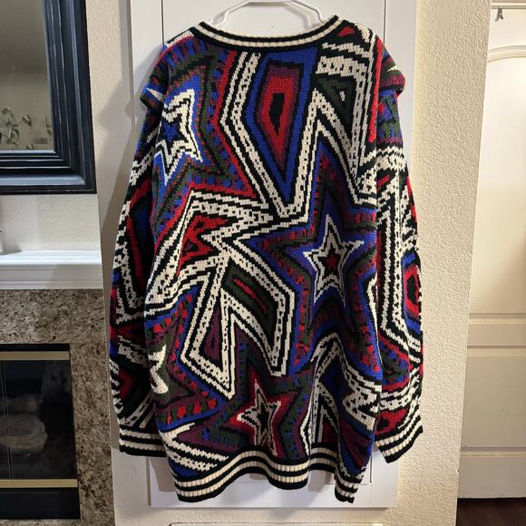 NWT Farm Rio Mystic Trip Oversized Wool Blend Sweater Knit Mini Dress Size XL - Picture 5 of 11